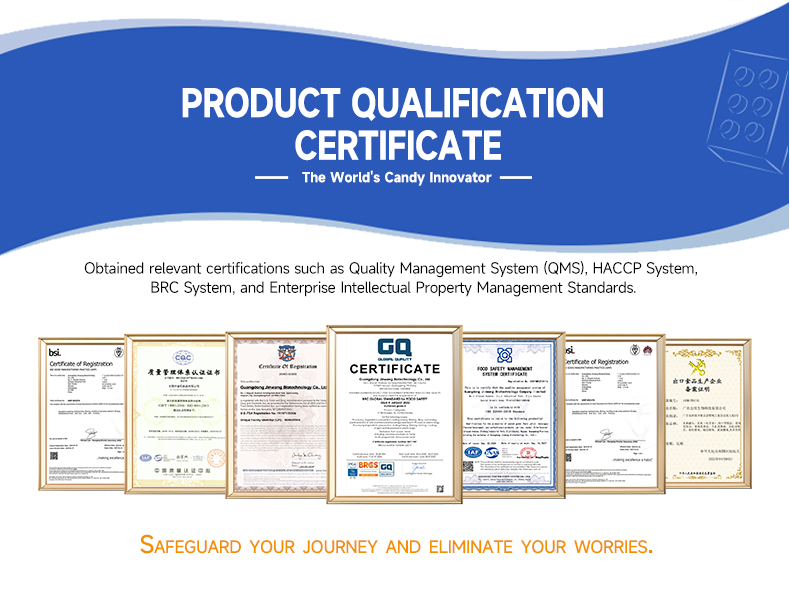 Jinwang product qualification certificate overview panel